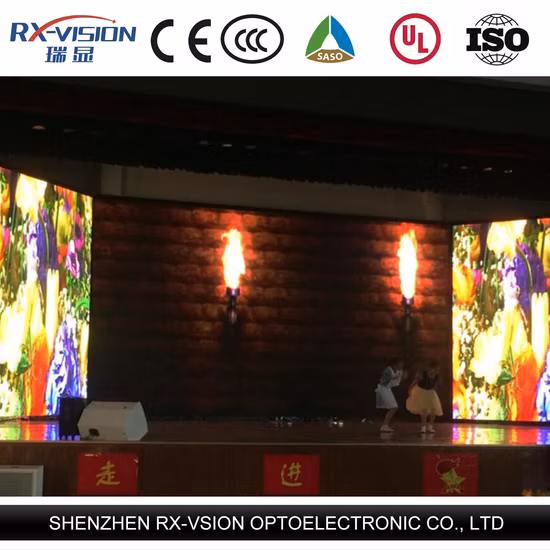 Uso en interiores y pantalla LED Dicolor de color con chip de tubo a todo color
