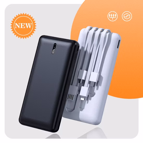 4 cables incorporados 20000mAh Power Bank Best Buy Portable Mobile Power